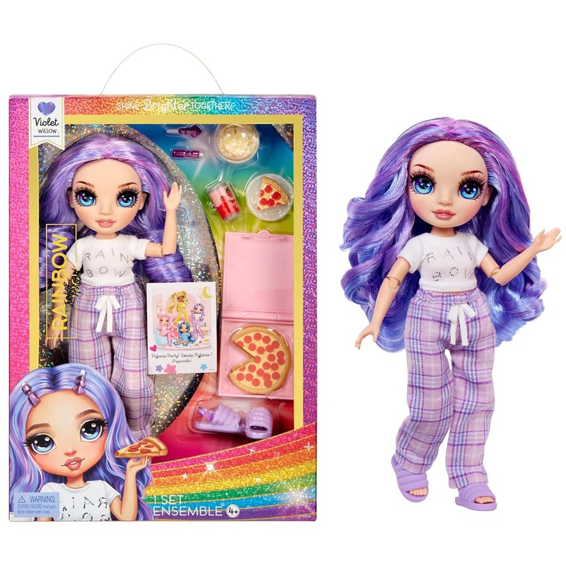 Rainbow High Junior High PJ Party Fashion Doll – Violet