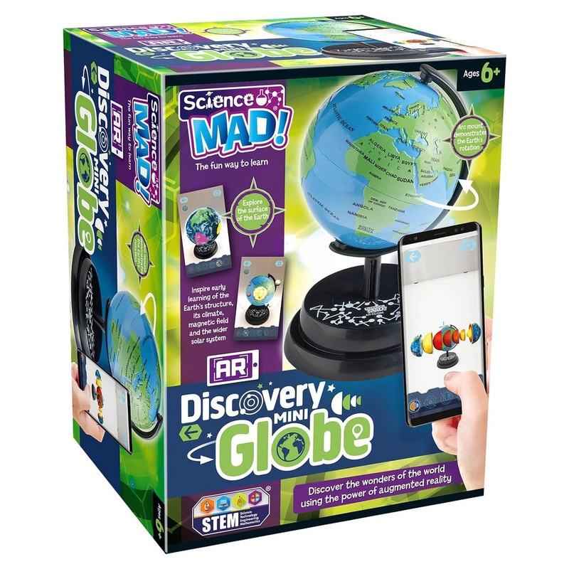 Science Mad AR Discovery Mini Globe For Kids