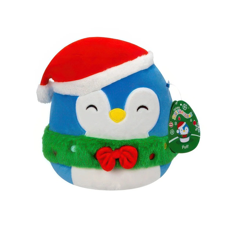 Squishmallows Puff the Penguin Christmas 19 cm Plush