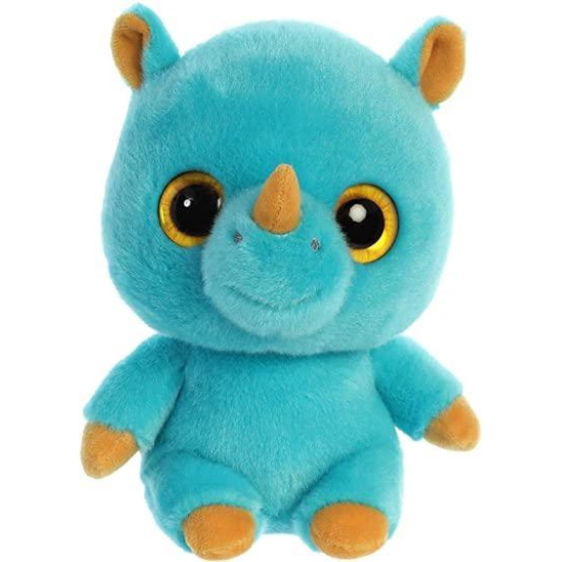YOOHOO 61123 Rino Rhinoceros 20cm Soft Toy – Blue
