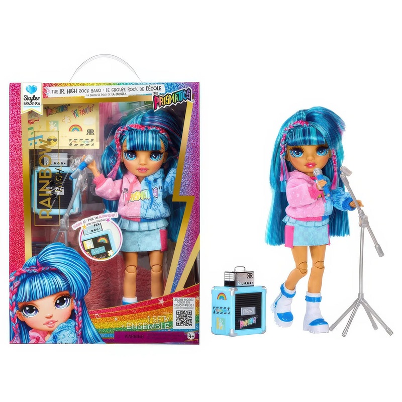 Rainbow High Jr High Rock Band – Skyler Blue 23cm Fashion Doll