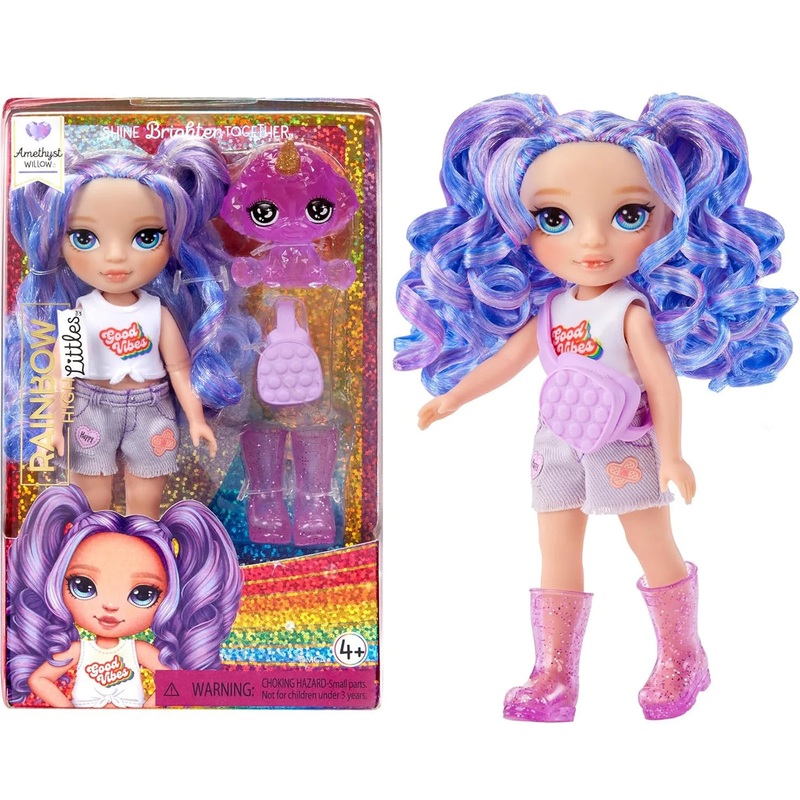 Rainbow High Little Fashion Amathyst Willow Purple Doll
