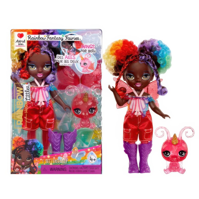 Rainbow High Littles Rainbow Fantasy Fairies with Pet – Astrid Rainbow