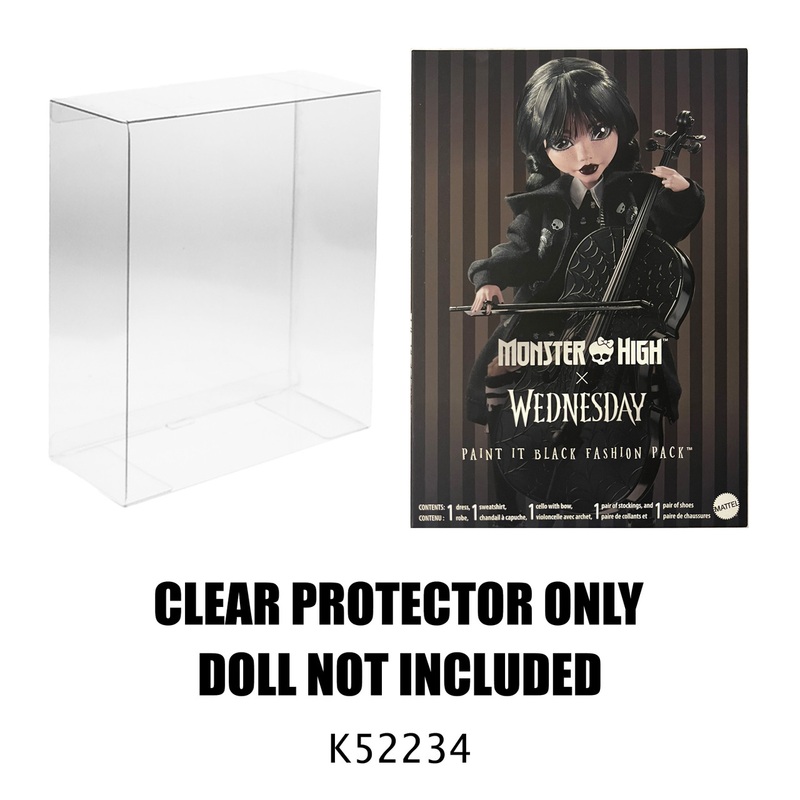Protector For Mattel Monster High Wenesday Paint It Black Fashion Pack