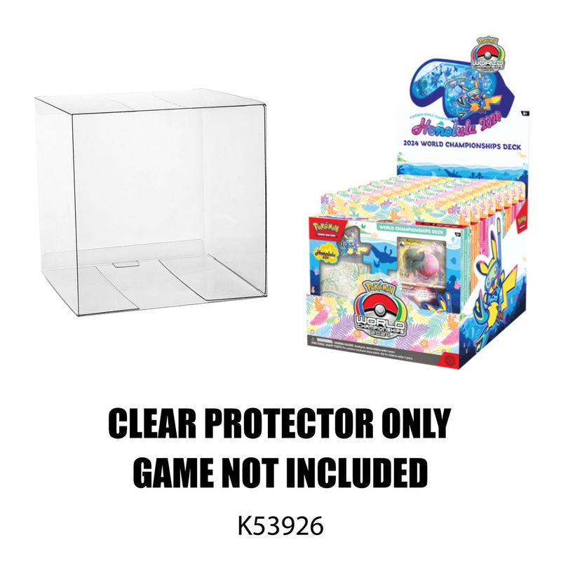 Protector For Pokemon Company Pokemon 2024 World Championships Deck Display Box