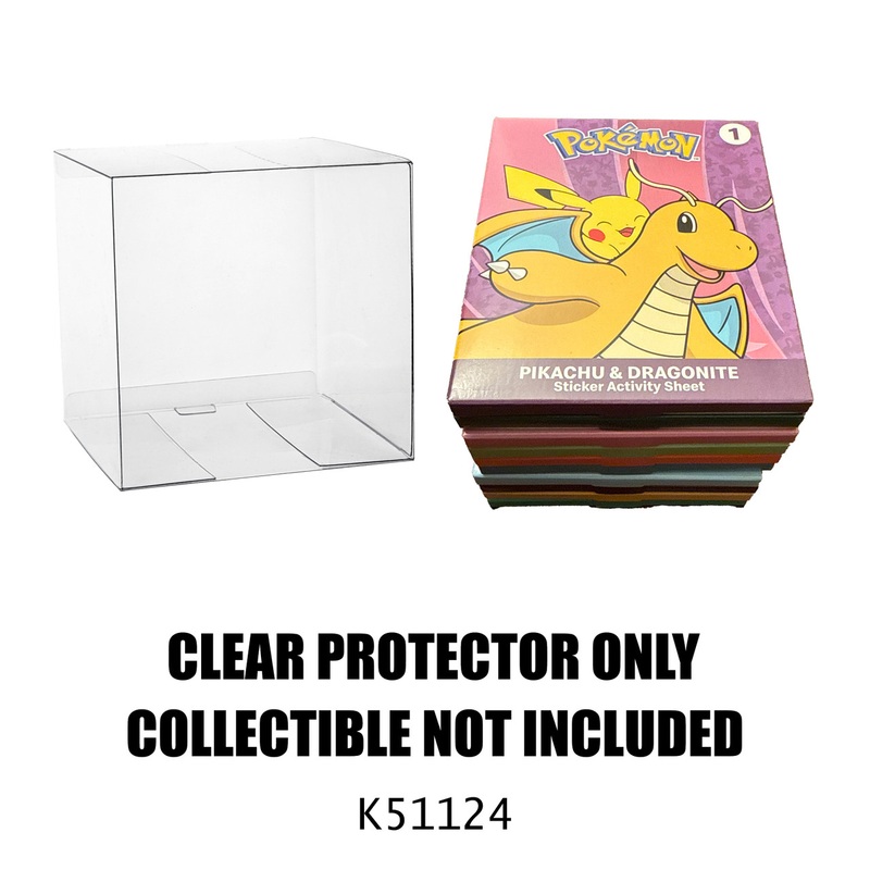 Protector For Pokemon McDonalds Happy Meal Sticker Activity Sheet (Fit All 10 Boxes Together)