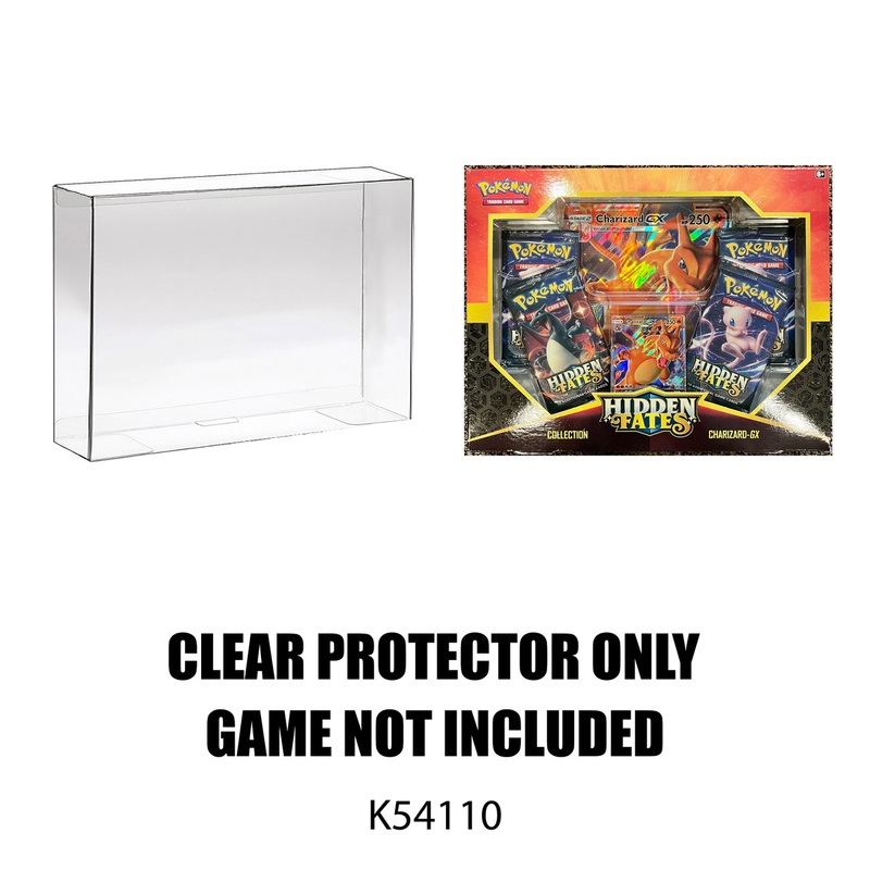 Protector For The Pokemon Company Pokemon Charizard GX Hidden Fates Collection Box Standard