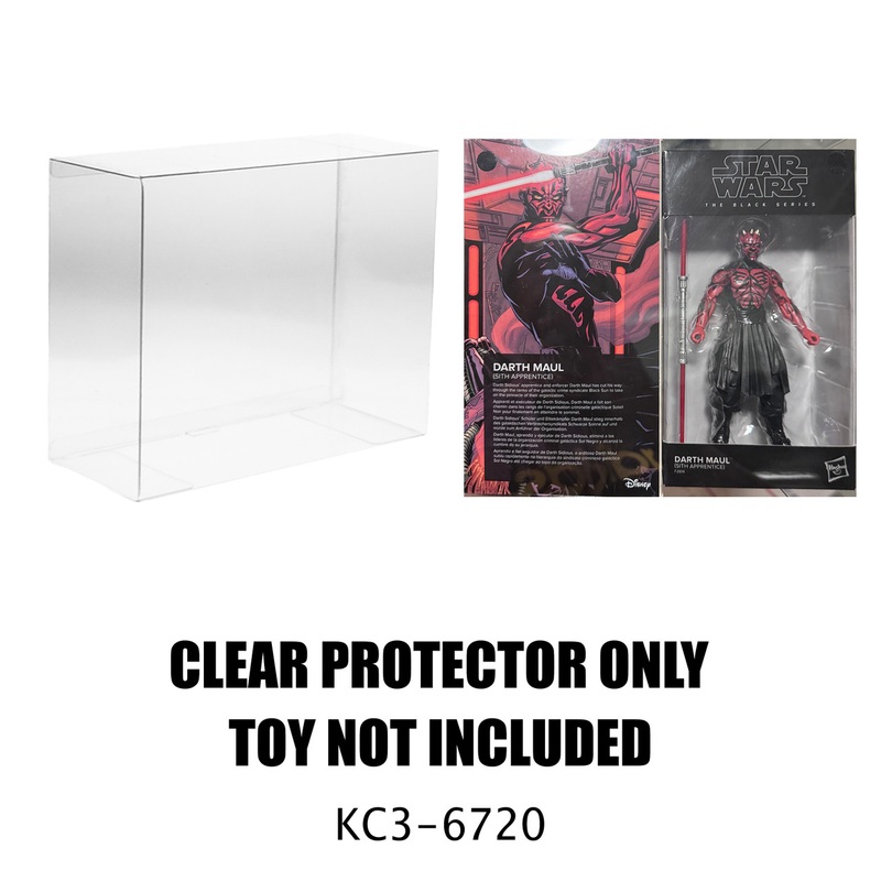 Protector For Hasbro Black Series Star Wars Darth Maul Figure – Opened Case Display