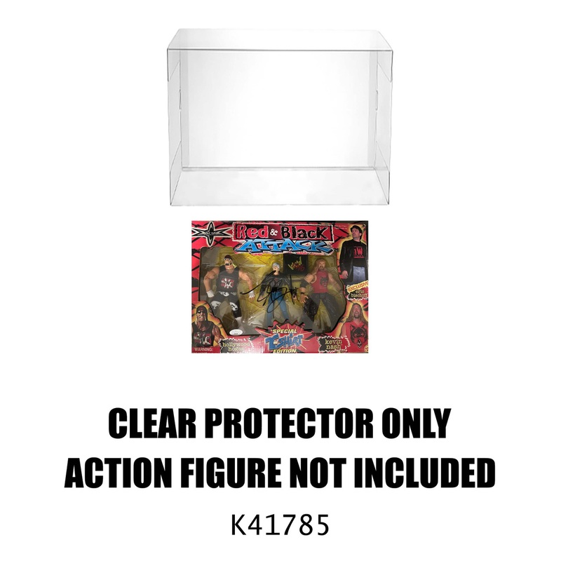 Protector For WCW Red & Black Attack Hollywood Hogan| Kevin Nash| Eric Bischoff 3 Pack