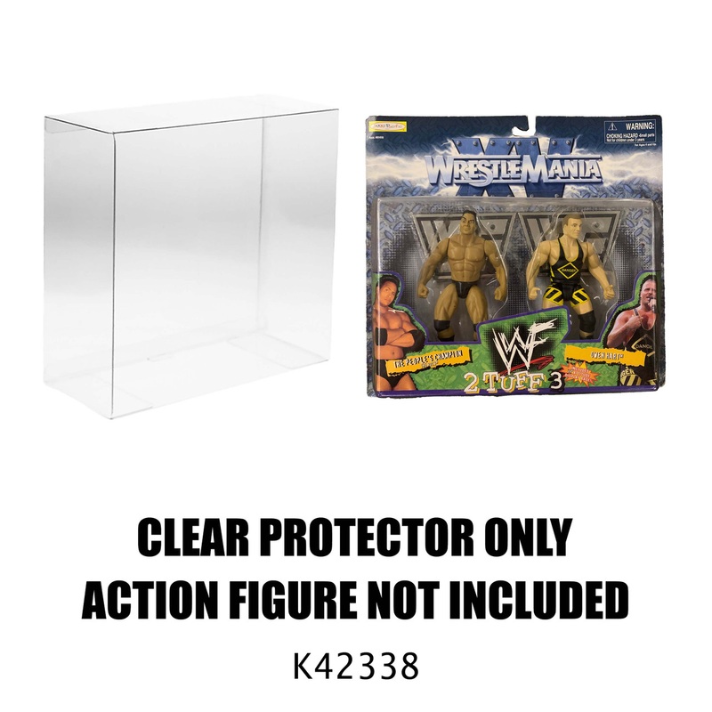 Protector For WWF Wrestle Mania XV 2 Tuff 3 The Rock and Owen Hart 2 Pack