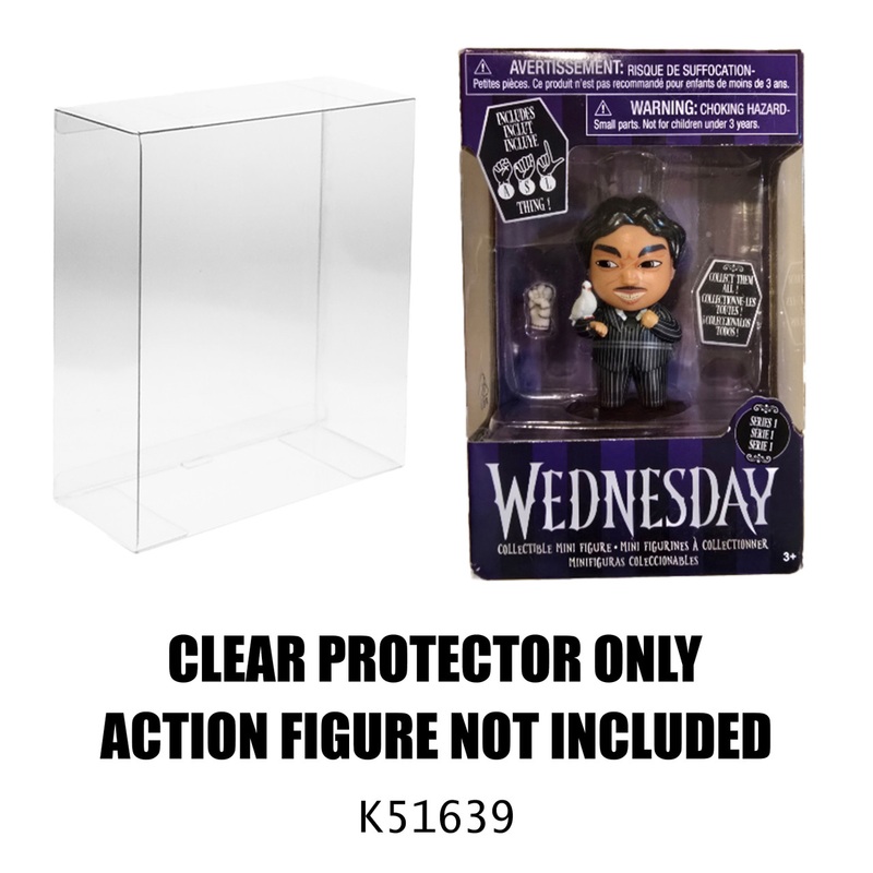 Protector For Just Play Wednesday Collectible Mini Figure Series 1 2023 Includes Thing