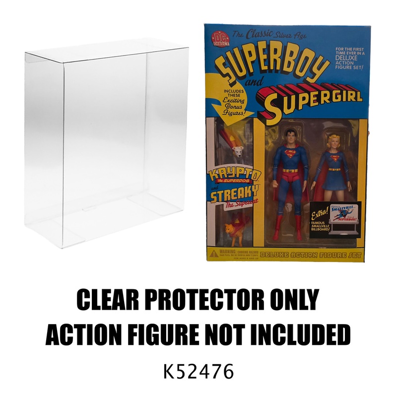 Protector For DC Direct DC Deluxe Action Figure Set Superboy Supergirl