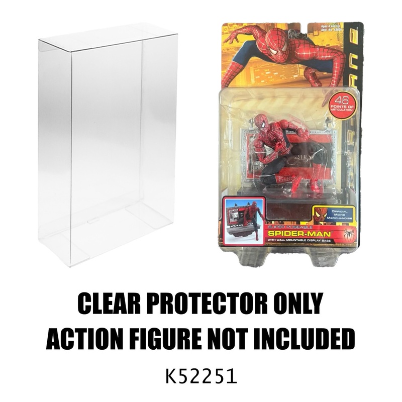 Protector For Marvel Super Poseable Spider-man With Wall Mountable Display Base