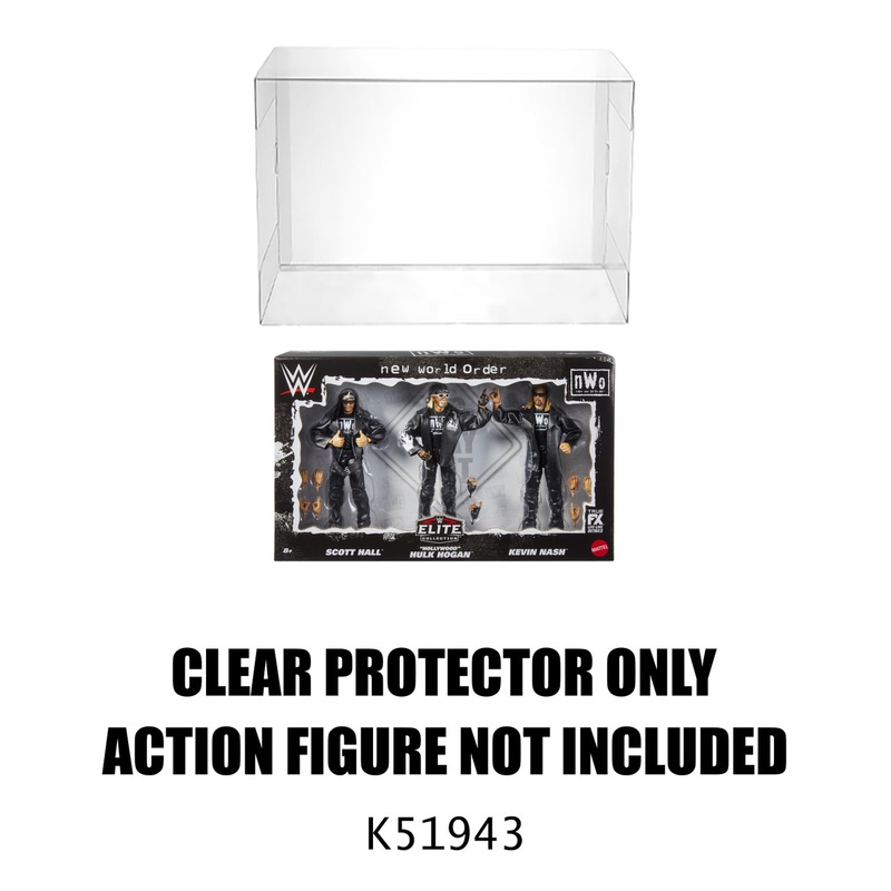 Protector For Mattell WWE NWO Scott Hall Hulk Hogan Kevin Nash 3 Pack