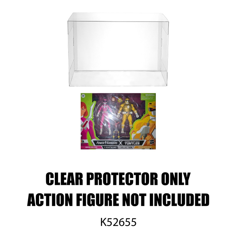 Protector For Hasbro Power Rangers Lighting Collection Morphed April Oneil and Morphed Michelangelo