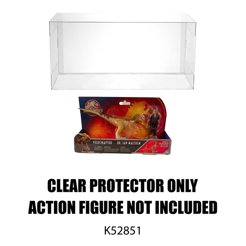 Protector For Mattel jurassic World Legacy Collection Velociraptor & Dr Ian Malcolm