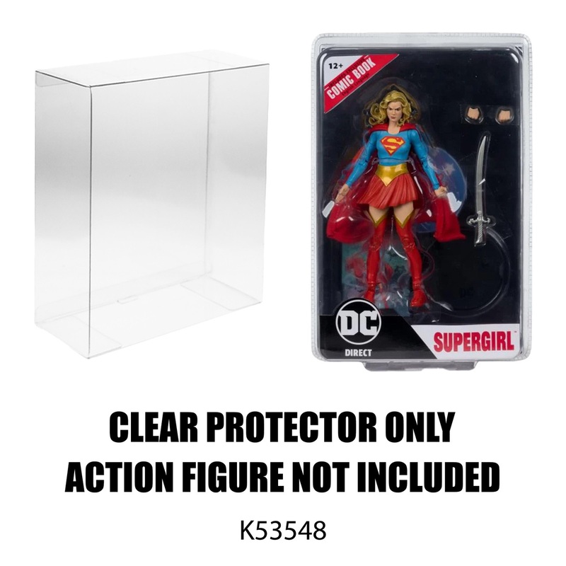 Protector For DC Direct Page Punchers Supergirl: Woman of Tomorrow 7 Action Figure with Comic