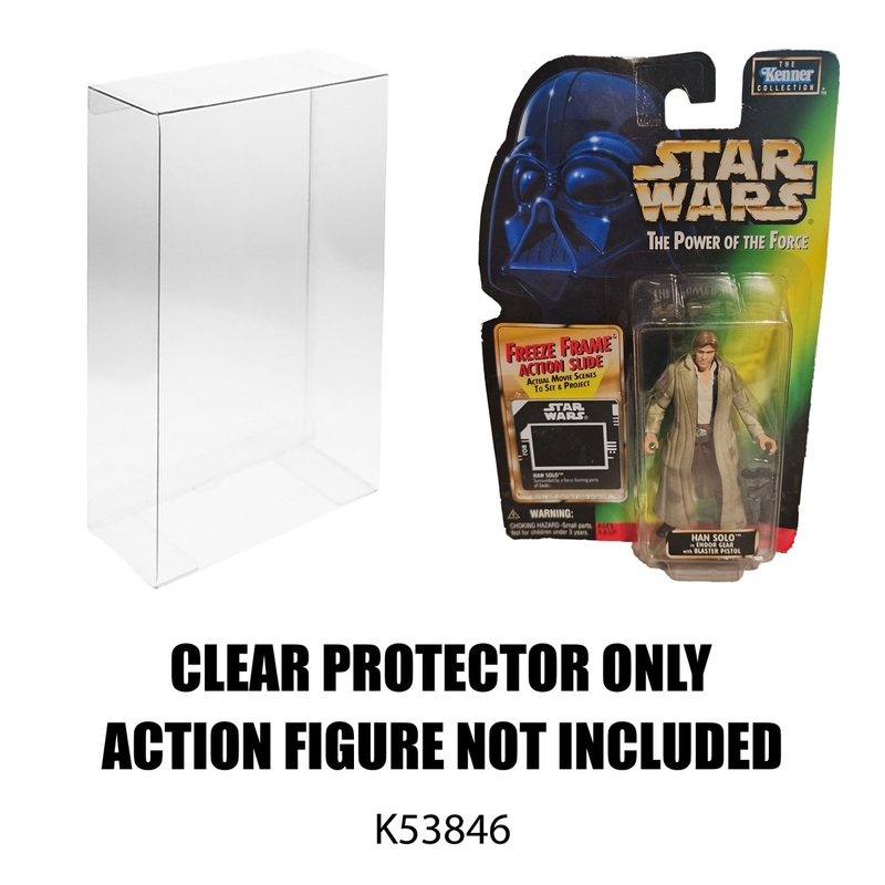 Protector For Kenner Star Wars Power of the Force Han Solo Endor Gear Freeze Frame Action Figure