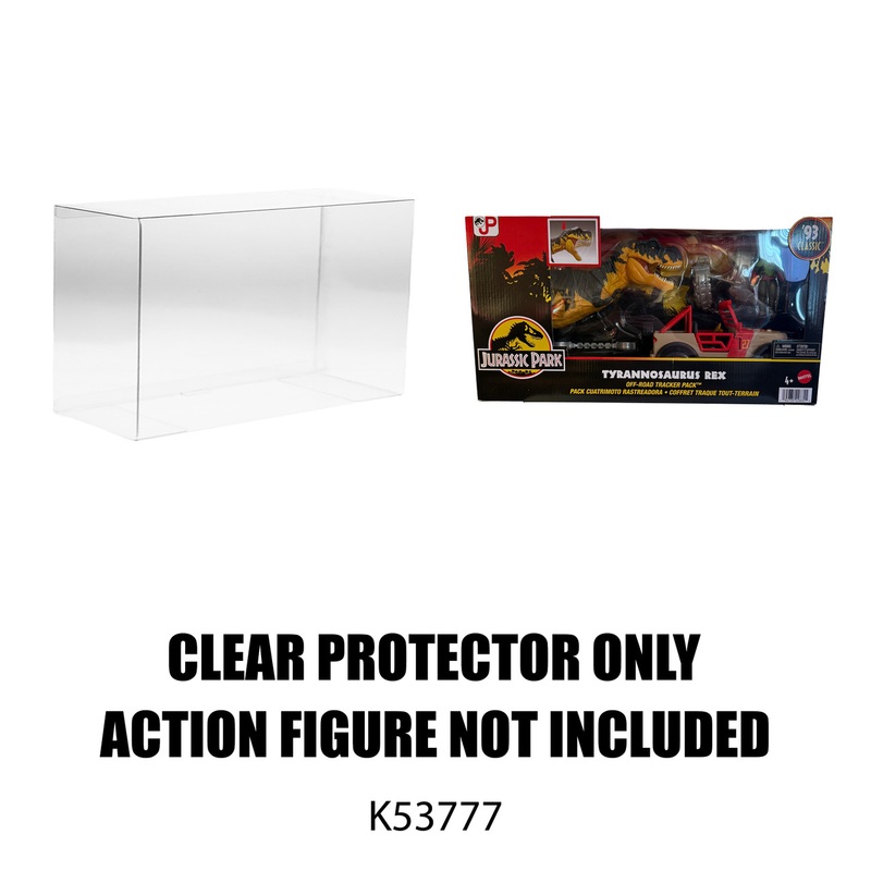 Protector For Mattel Jurassic Park 93 Classic Tyrannosaurus Rex Off Road Tracker Pack Action Figure