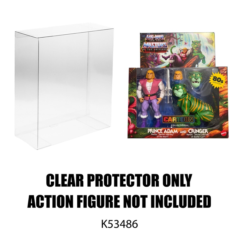 Protector For Mattel Masters Of The Universe Cartoon Collecton Prince Adam and Cringer