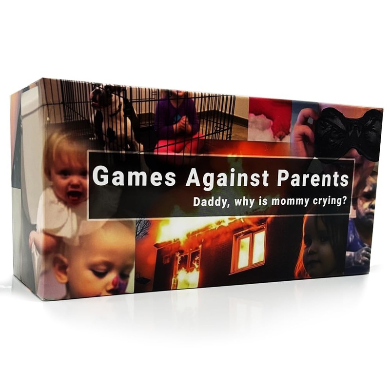 Distales Games Against Parents Edition 600 Cards Bundle Big Black Box not Expansion Packs for Family Adults