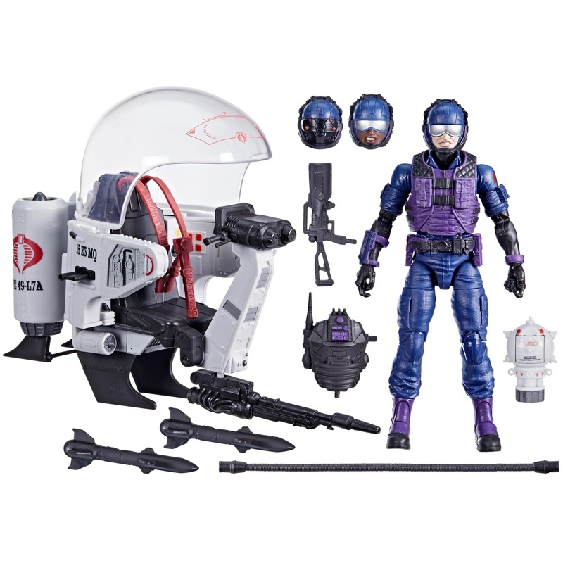 G.I. Joe Classified Series Tele-Viper & Cobra Flight Pod (Trubble Bubble) Action Figure and Vehicle Set