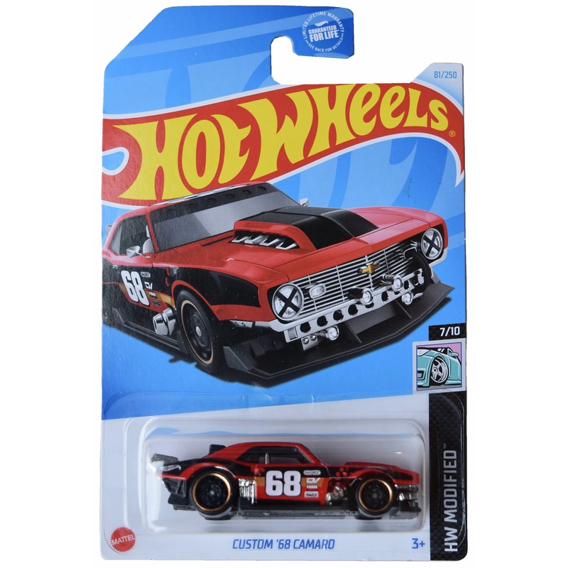 Matchbox Hot Wheels Custom ’68 Camaro, HW Modified 7/10 [red/Black] 81/250