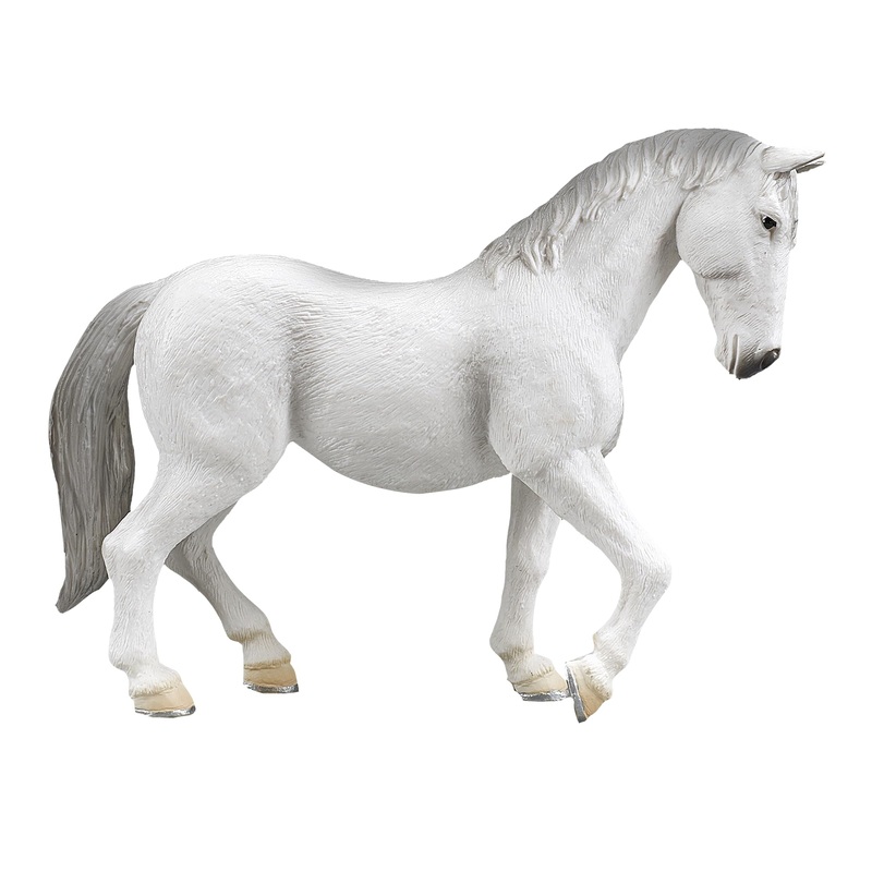 MOJO Lipizzaner Mare Realistic Equestrian Horse Club Hand Painted Toy Figurine