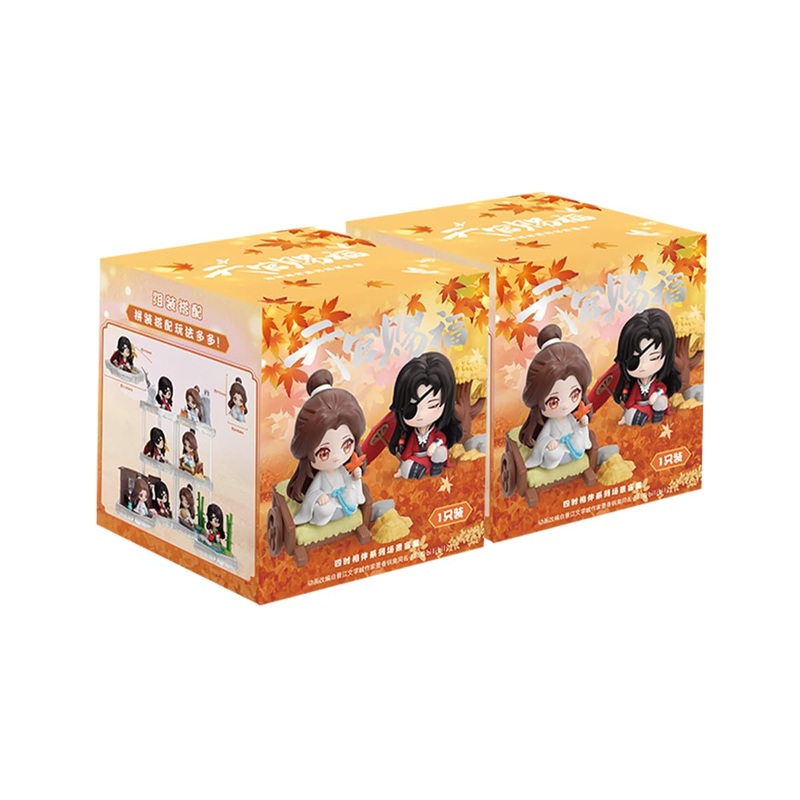RZAHUAHU Heaven Official Blessing Blind Box Hua Cheng Xie Lian Chibi Figure Anime Gift (Spring Set)