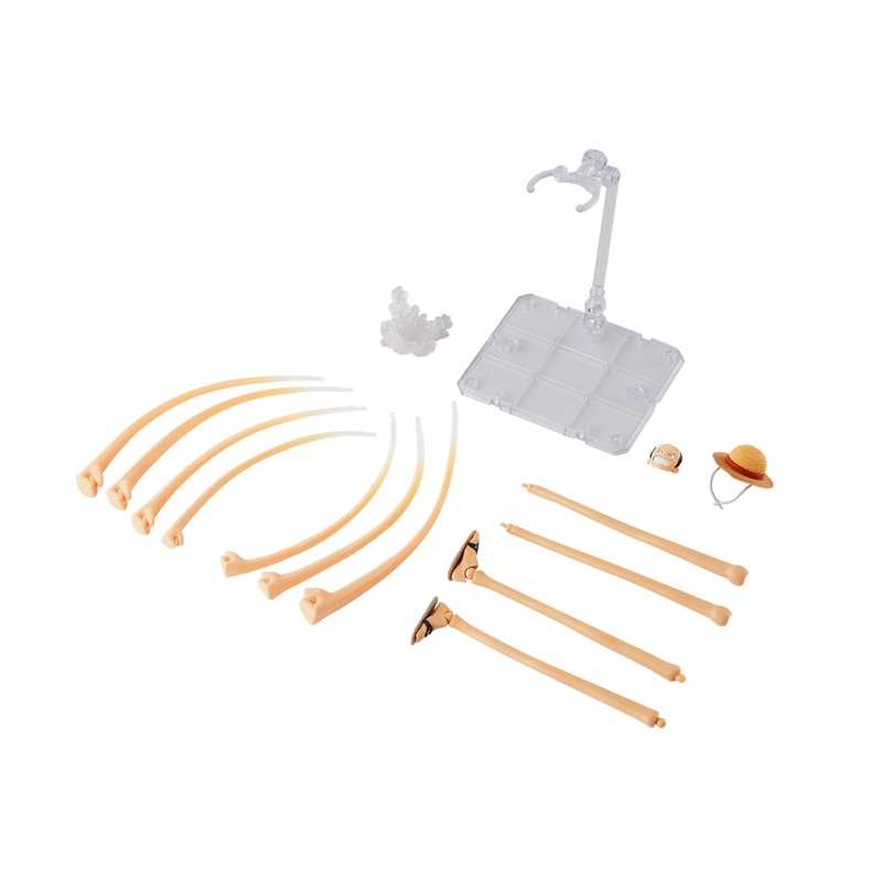 TAMASHII NATIONS – One Piece – Monkey D. Luffy -Romance Dawn- Gum-Gum Option Parts Set, Bandai Spirits S.H.Figuarts Action Figur