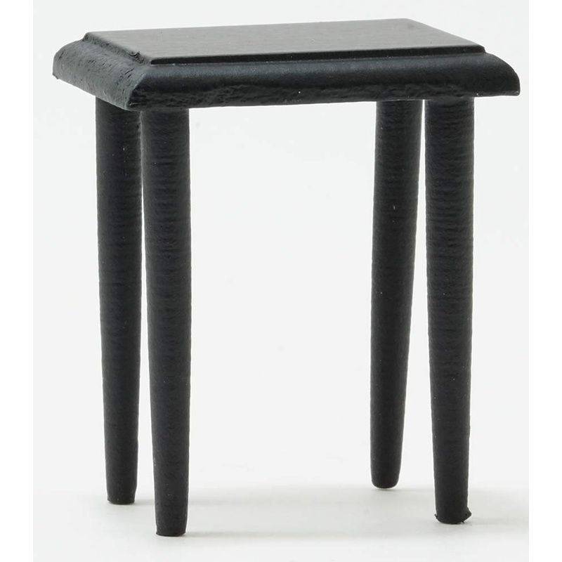 Classics by Handley Dollhouse Miniature Side Table, Black