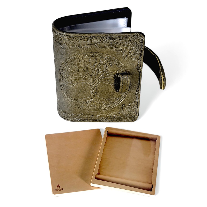 Forged Dice Co. Book of Incantations Spell Card Book – Druid Edition – Green