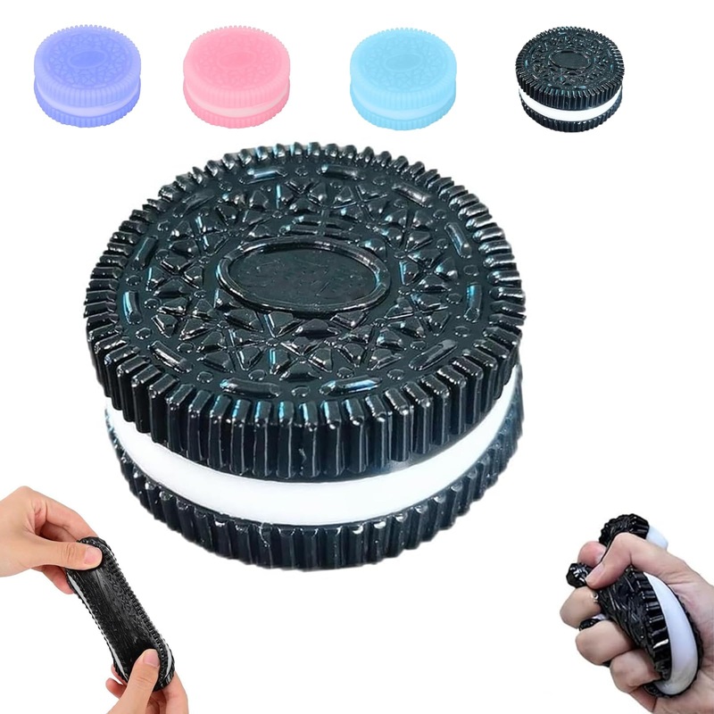 Handmade Silicone Stress Relief Squishy Toy,2025 New Stress Relief Toy,Ultra Soft Decompression Venting,Desk Therapy Gadget for