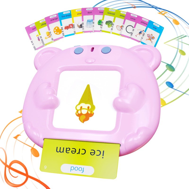 Toddlers Talking Flash Cards, Baby Learning Cards with 224 Sight Words, Educational Gifts for Toddler 3-12 Year Old Boys and Gir