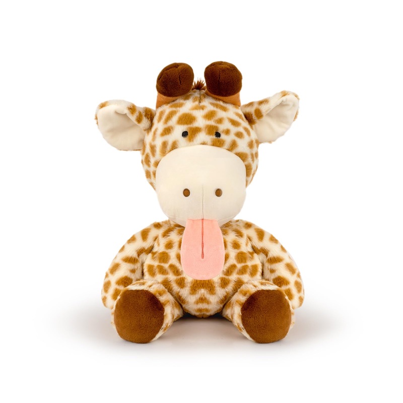 Wanwu World Baby Giraffe Plushie with Telescopic Neck Stuffed Animal Soft Toy Ideal for Christenings, Birthday or Baby Gift, Sof