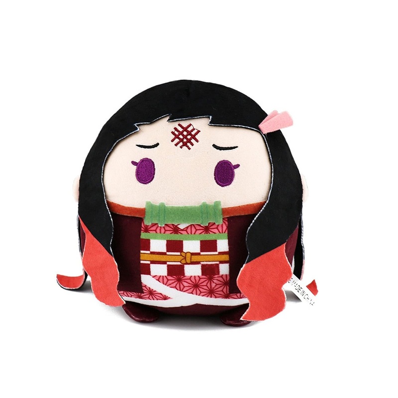 ZIFUNMUR Anime Plush Doll Toy Tanjirou Nezuko Stuffed Plushie Figures Keychain Decoration Kids Gifts Halloween Cosplay Props (Ka