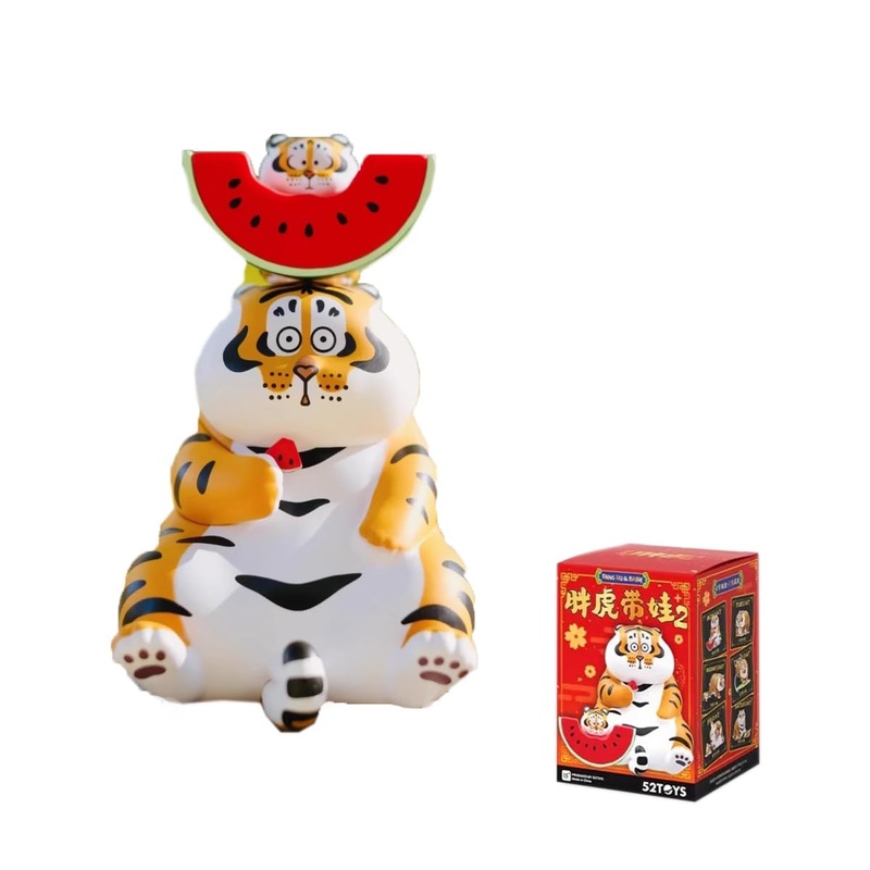 Aven Rabbit Panghu with Baby Series 1 Blind Box Figures, Mystery Box Random Design Toys Girl Birthday Gifts Christmas Collectibl