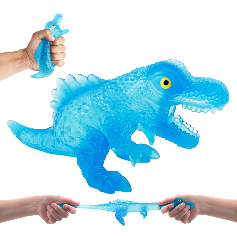 BENSE Easter Egg Stuffers, Fufu Taba Squishy Dinosaur Toys 4.4in Tall Party Favors for Kids, Stress Relief Toys, Autism Sensory