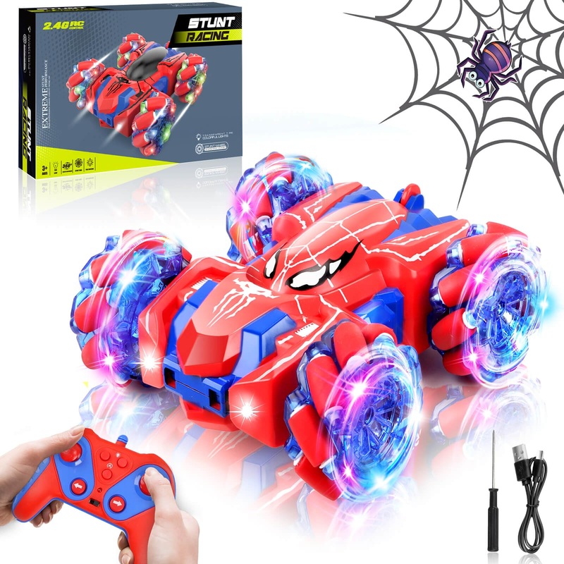 Dolanus Spider Remote Control Car, RC Cars Kids Toys Boys 3-5, Toys for Ages 8-13, Gifts for 3 4 5 6 7 8 10 12 Year Old Boys Kid