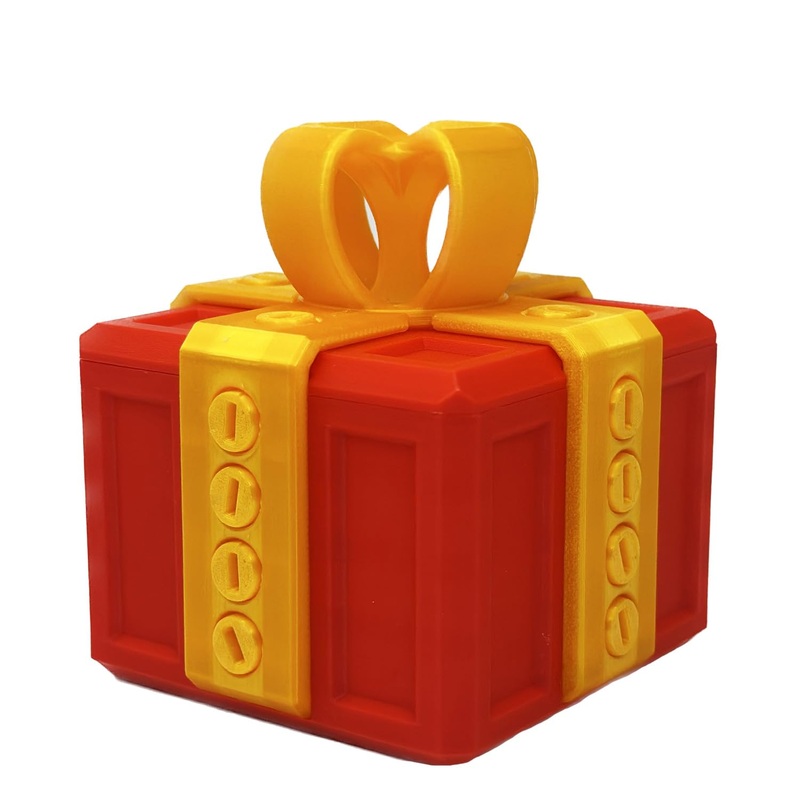 EXQDYNM Annoying Gift Box with Screws,Take Apart Box to Get Gift,Puzzle of Box toy,Surprise Funny Prank Christmas Gift Box,Hilar