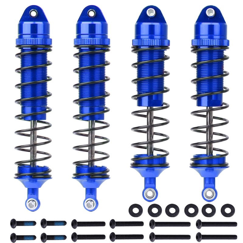 HobbyPark Aluminum Shocks for Arrma 1/10 Granite 4×4 Bigrock Senton Typhon 3s 6s Blx Shock Absorber Assembled Front & Rear, Repl