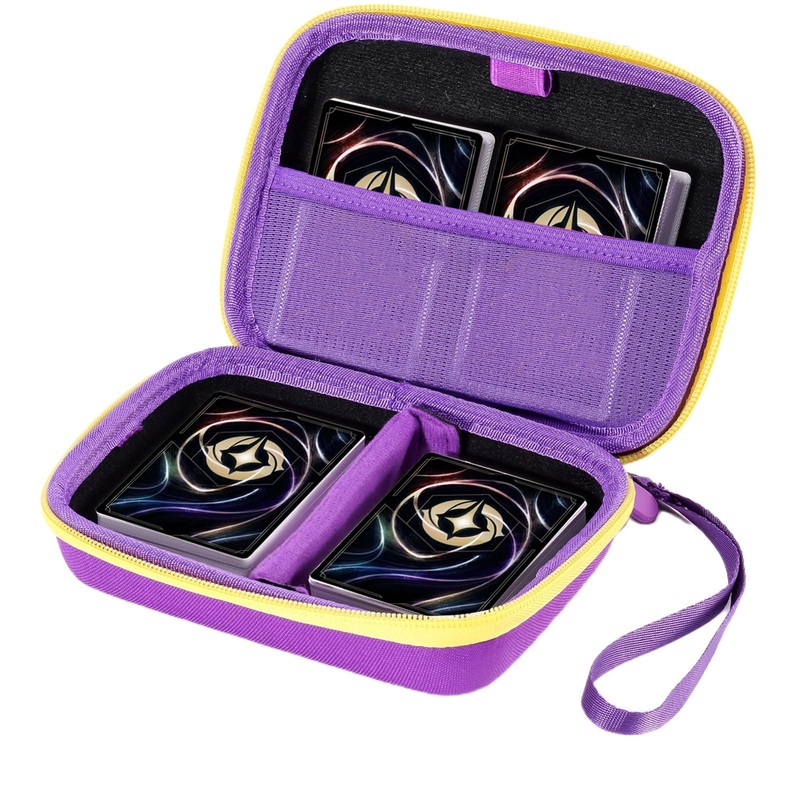 ProCase Collectible Trading Card Case, Hard Travel Carrying Storage Box Holds 300+ Cards for MTG, TCG, Yu-Gi-Oh, Lorcana, Holder