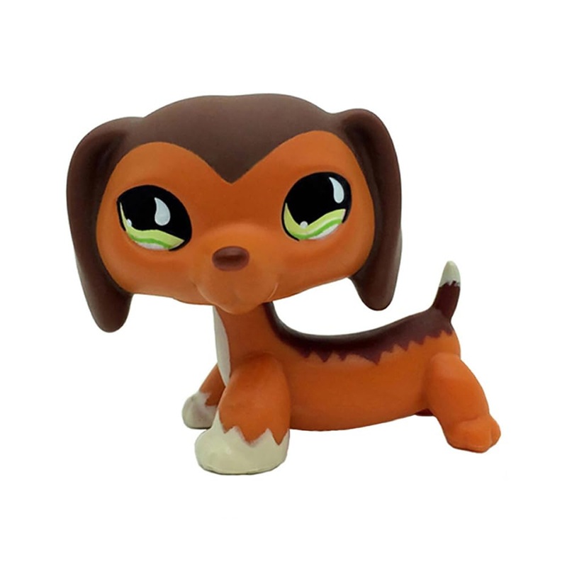 SRJLPS Brown Savannah Savvy Dachshund Dog #675 Mini Pet Toys Animal Figures