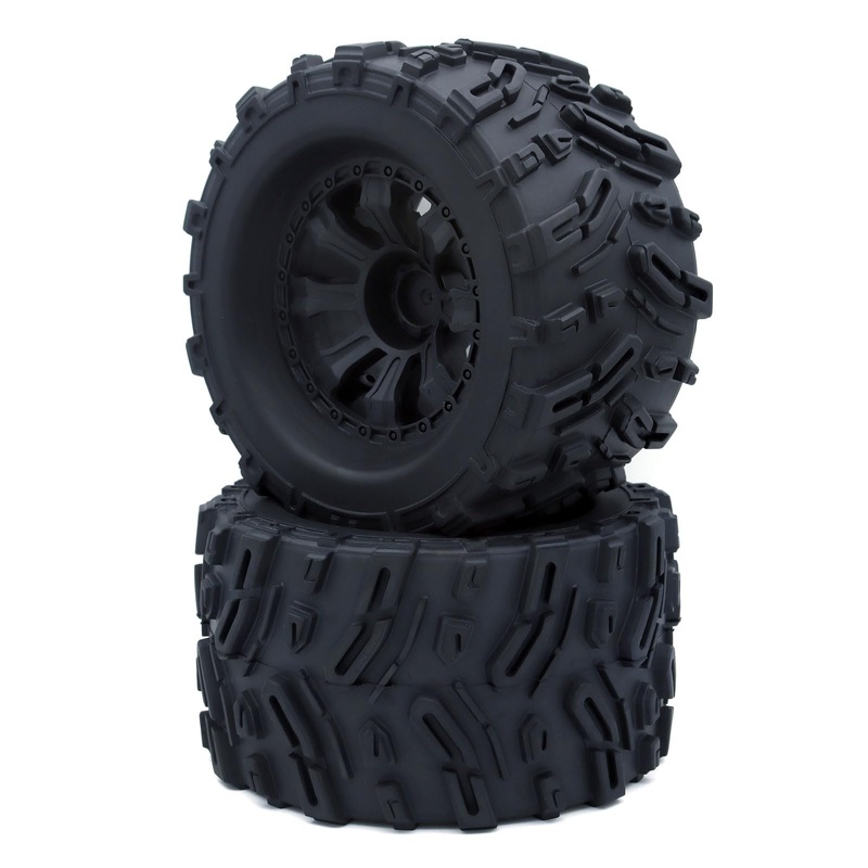 2Pack Surpass Hobby 2.68” Wheel Tires Set Swamp Claw Mud Terrain Tires 68 * 125mm for 1/8 1/10 RC Crawler Car