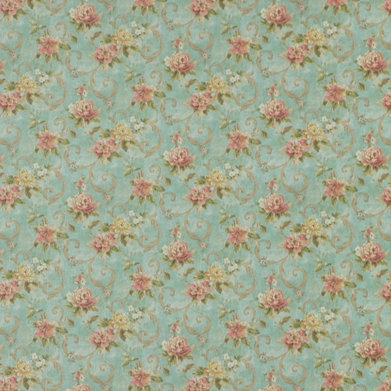 iLAND Originality Dollhouse Wallpaper 39 * 15.7 inch, Dollhouse Accessories on 1:12 Scale or 1:6 Scale (Blossom)