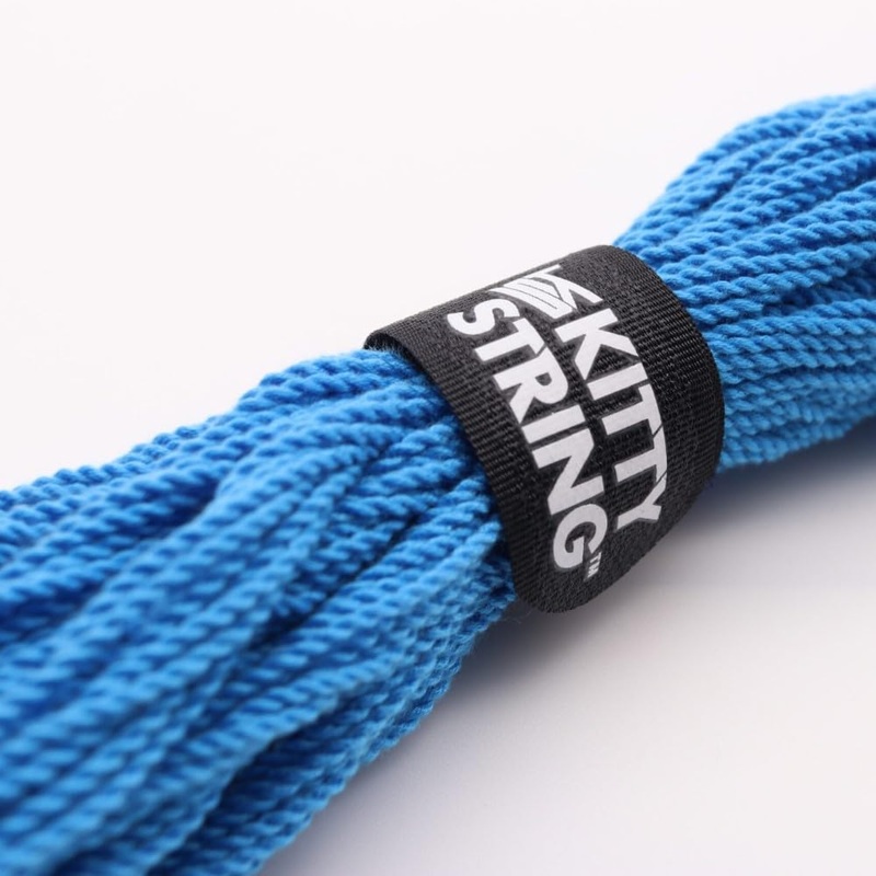 Kitty String First Class 100 Pack Yo-Yo String – Fat YoYo String (Turquoise Blue)