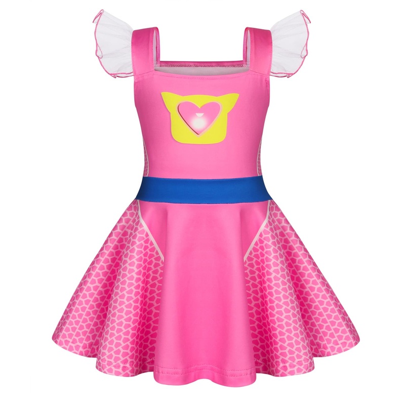 Marendyee Girls Kitties Costume Dress Christmas Gift for Kids Flutter Sleeve Cosplay Dresses Birthday 2-3 Years