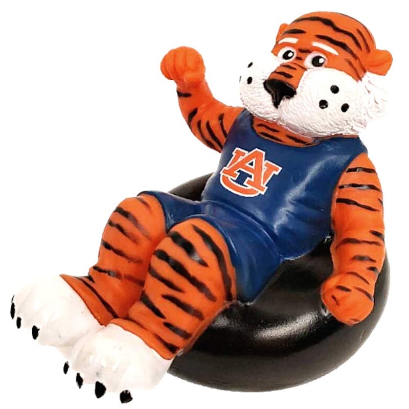 Rubber Tubbers Auburn Tigers (Aubie) Collegiate Bathtub Toys – Officially Licensed NCAA Team Mascots, Authentic Sports Memorabil