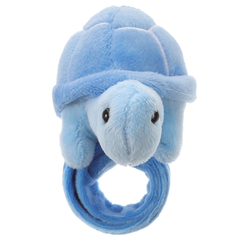 Stuffed Animal Turtle Slap Bracelets Plush Animal Slap Bracelets Cute Wrist Slapband Stuffed Turtle Toy for Kids Party Favors