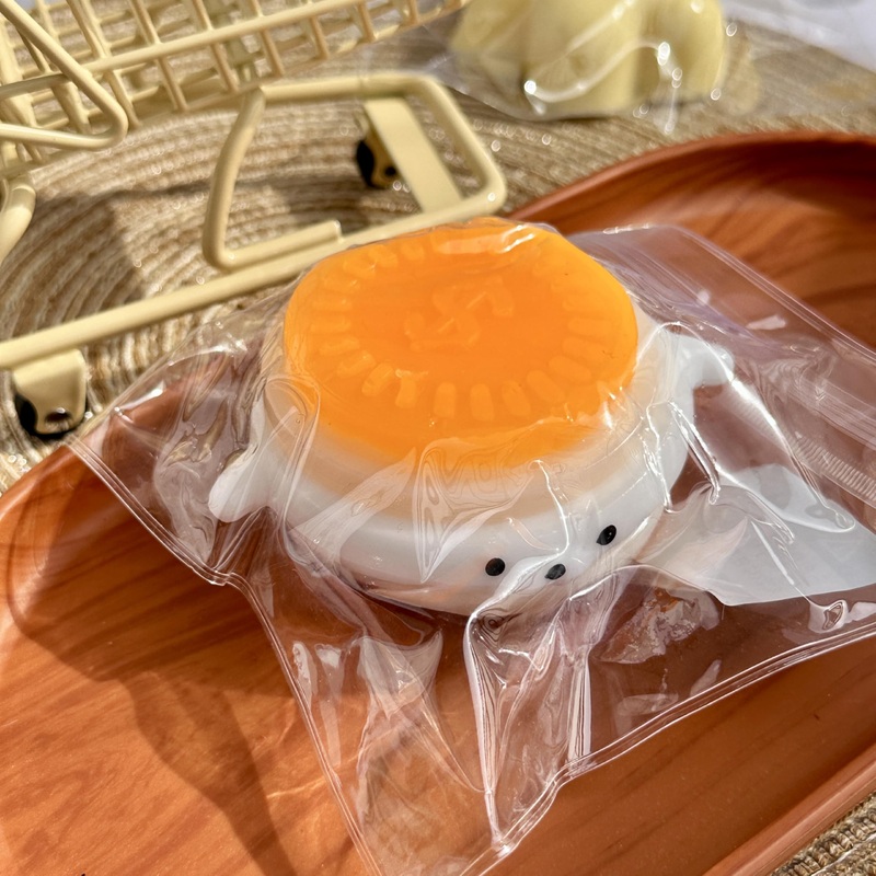 TiTiC Cartoon Cat Paw Gold Coin Puppy Squeeze Toy, Yellow, Stress Relief Squeeze Toy, Unisex, Adult